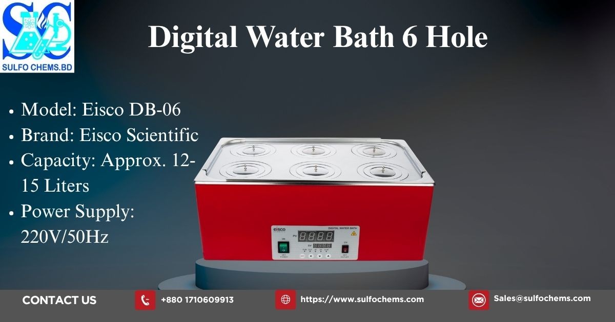 eisco digital water bath