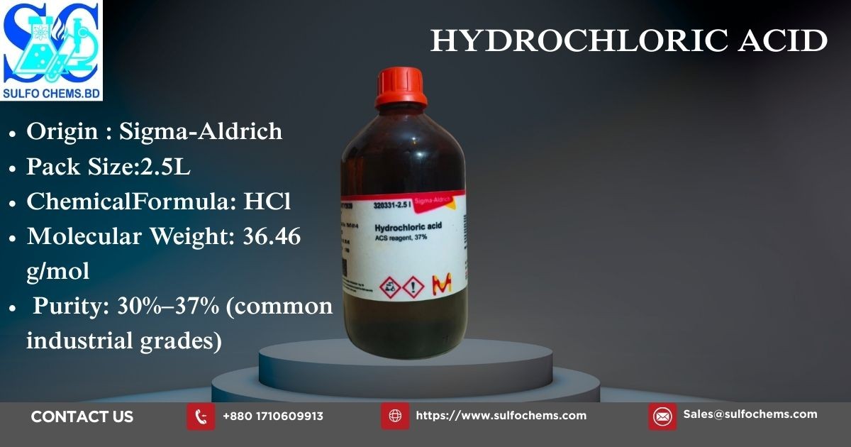 Hydrochloric Acid 37% 2.5L